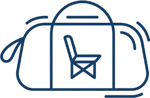 Airplane window seat outline icon