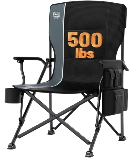 Oversized Folding Camping Chair High Back Heavy Duty