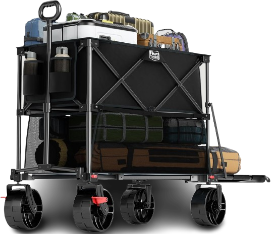 400L Large Capacity Folding Double Decker Wagon